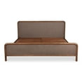 thumbnail image 2 of Moe's Home Collection Rye Queen Bed Warm Brown Wood Beds, 2 of 6