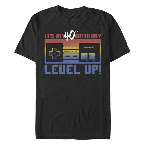Men's Nintendo Level Up 40th Graphic T-Shirt