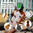 thumbnail image 2 of Ranch Guitar Tuner Clip On for Acoustic/Electric Guitar, Ukulele, Violin, Bass, Banjo - Fast & Accurate Chromatic Tuner with Noise Immunity Durable String Instrument Tuners - Classic Black, 2 of 2