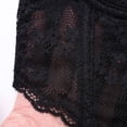 thumbnail image 6 of Hvyesh Corset Tops for Women Lace Bustier Crop Top Going Out Mesh Cami Tops for Halloween, 6 of 9