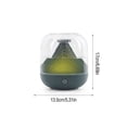 thumbnail image 3 of Tssuoun 700ml Air Humidifier USB Charging Aroma Diffuser Household Bathroom Car Adjustable 2 Gear Sprayer Green, 3 of 9
