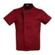 thumbnail image 2 of Paquete de 2 Chaquetas Unisex, Cortas, Túnica, Uniformes de Cocina para Camareros de Hotel, Rojo BLESIY chaqueta de chef de manga corta, 2 of 8