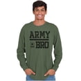 thumbnail image 2 of US Army Bro Military Star Logo Men Big & Tall Long Sleeve Tee Brisco Brands 2X, 2 of 4