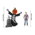 thumbnail image 2 of YINGQING Decorations Inflatable 8FT Pumpkin Yard Party Desktop Ornament Scary Decoration Prop, 2 of 5