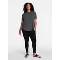 thumbnail image 3 of Time and Tru Women's Ankle-Length Knit Leggings, 27 in Inseam, 3 of 8