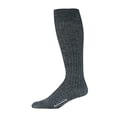 thumbnail image 1 of Merino Wool Dress Socks for Men – Over-The-Calf, Ribbed Wool Dress Socks for Men’s Size 8-12 – Comfortable and Breathable Socks with Reinforced Heel and Toe by Boardroom Socks, Grey Heather, 1 of 4