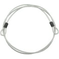thumbnail image 2 of Safety Steel Cable, Locking Cable, Double-loop Braided Steel Flexible Lock Cable, Toroidal Bicycle Security Cable, Vinyl-coated Braided Steel, 200 Cm, 2 of 5