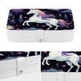thumbnail image 4 of Unicorn Portable PU Leather Earring Holder with Removable Compartment - Jewelry Stand, Display Case, and Jewelry Boxes, 4 of 6