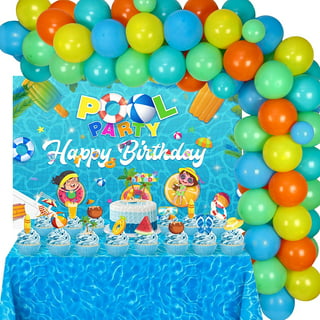 12 Ultimate Fun Splashing Summer Pool Party Ideas  Pool party decorations,  Pool birthday party, Pool party themes