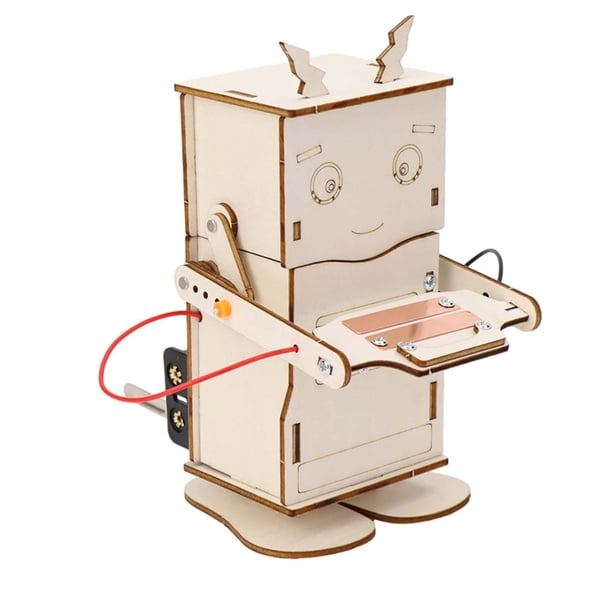 Kit de Construction Robotique Éducatifs en Bois avec Capteur Sonore | Kits Scientifiques de Robotique Mécanique pour Débutants Adolescents École Anniversaire Fête des Kit de Construction Robotique Éducatifs en Bois avec Capteur Sonore | Kits Scientifiques de Robotique Mécanique pour Débutants Adolescents École Anniversaire Fête des