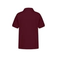thumbnail image 6 of Wonder Nation Girls School Uniform Interlock Short Sleeve Polo Shirt, Sizes 4-18 & Plus, 6 of 8