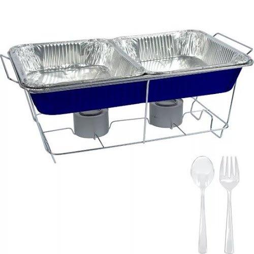 Royal Blue Chafing Dish Buffet Set 8pc