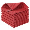 thumbnail image 1 of Paños de cocina de tejido gofrado de algodón, paños de cocina ultra suaves y absorbentes de secado rápido, paquete de 6, 1 of 5