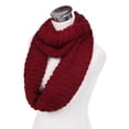 thumbnail image 2 of TrendsBlue Soft Chunky Ribbed Knit Infinity Loop Scarf, 2 of 4