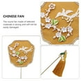 thumbnail image 3 of Square Ritual Fan Chinese Style Fans Photography Fan Handheld Fans Photography Props Chinese Style Bride Wedding Round Flower Fan Bride Antique Fan, 3 of 5