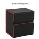 thumbnail image 2 of Caja de Almacenamiento Portátil de Juegos de Mesa, Protector de Tarjeta, Caja de Almacenamiento de Gran Capacidad Negro y Rojo, 2 of 8