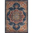 thumbnail image 1 of Unique Loom Utopia Vintage Inspired Rug 10' x 14' Rectangle Navy Blue/Burgundy, 1 of 2