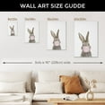 thumbnail image 7 of WFSposter Bubblegum Bunny Framed Canvas Wall Art by Outstanding Painter, Whimsical Baby Animal Art for Home Decoration, 7 of 7