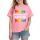 thumbnail image 2 of Blusas y camisas de manga corta con cuello redondo para niños y niñas, camisetas gráficas de manga corta, blusas con estampados bonitos para la temporada escolar., 2 of 9