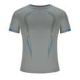 thumbnail image 4 of Camisetas de manga corta para hombre, blusas y camisas de cuello redondo para hombre, ropa de entrenamiento de verano para hombre, transpirable, de manga corta, de secado rápido, camisetas deportivas, 4 of 6