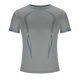 thumbnail image 2 of Mens Casual Botón Arriba Camisas Manga Corta Entrenamiento de Fitness de Verano Transpirable Secado Camiseta, 100% Poliéster Deportes de Moda Superior para Hombres, 2 of 6