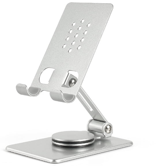 Metal Foldable Stand, Multiple Tablets Stand Holder Rotating Stand Stable Phone Tablets Holder for 4-16inch Device