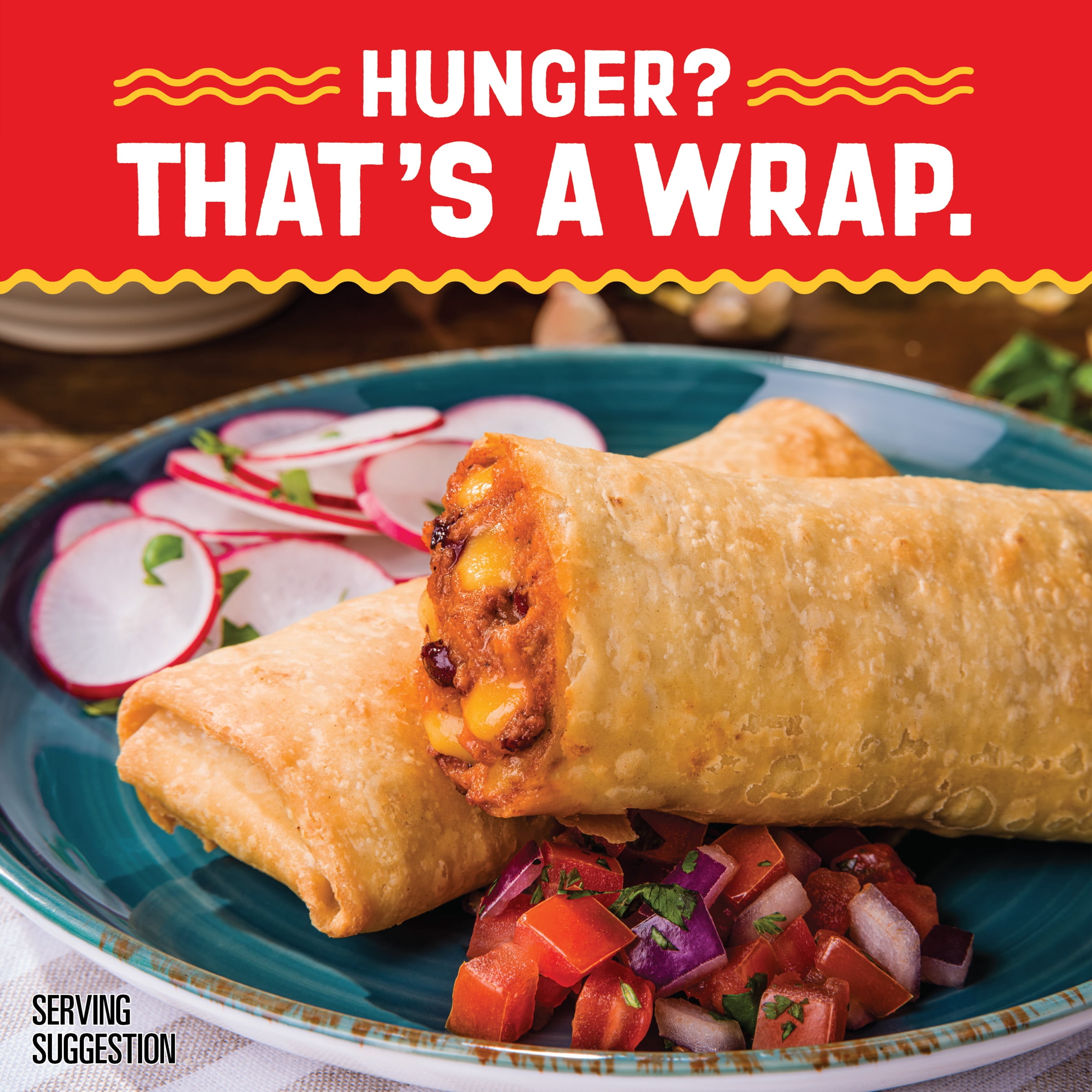 El Monterey Chili Cheese Chimichangas, 30.4 oz, 8 Count (Frozen)