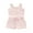 Pink, variant on Suealasg 2Pcs Toddler Baby Girls Clothes Flower Print Sleeveless Crew Neck Tank Top and Elastic Shorts 6M 1T 2T 3T 4T Kids Girls Summer Outfits Set