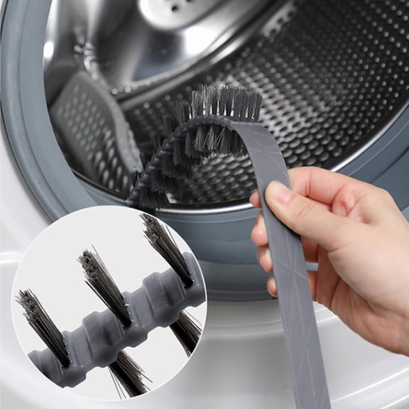 YIMWNYI Long Handle Washing Machine Cleaner Brush - Deep Clean Drum & Rubber Seal Scrubber, Multi-Purpose Tub Tile Bathroom Cleaning Tool