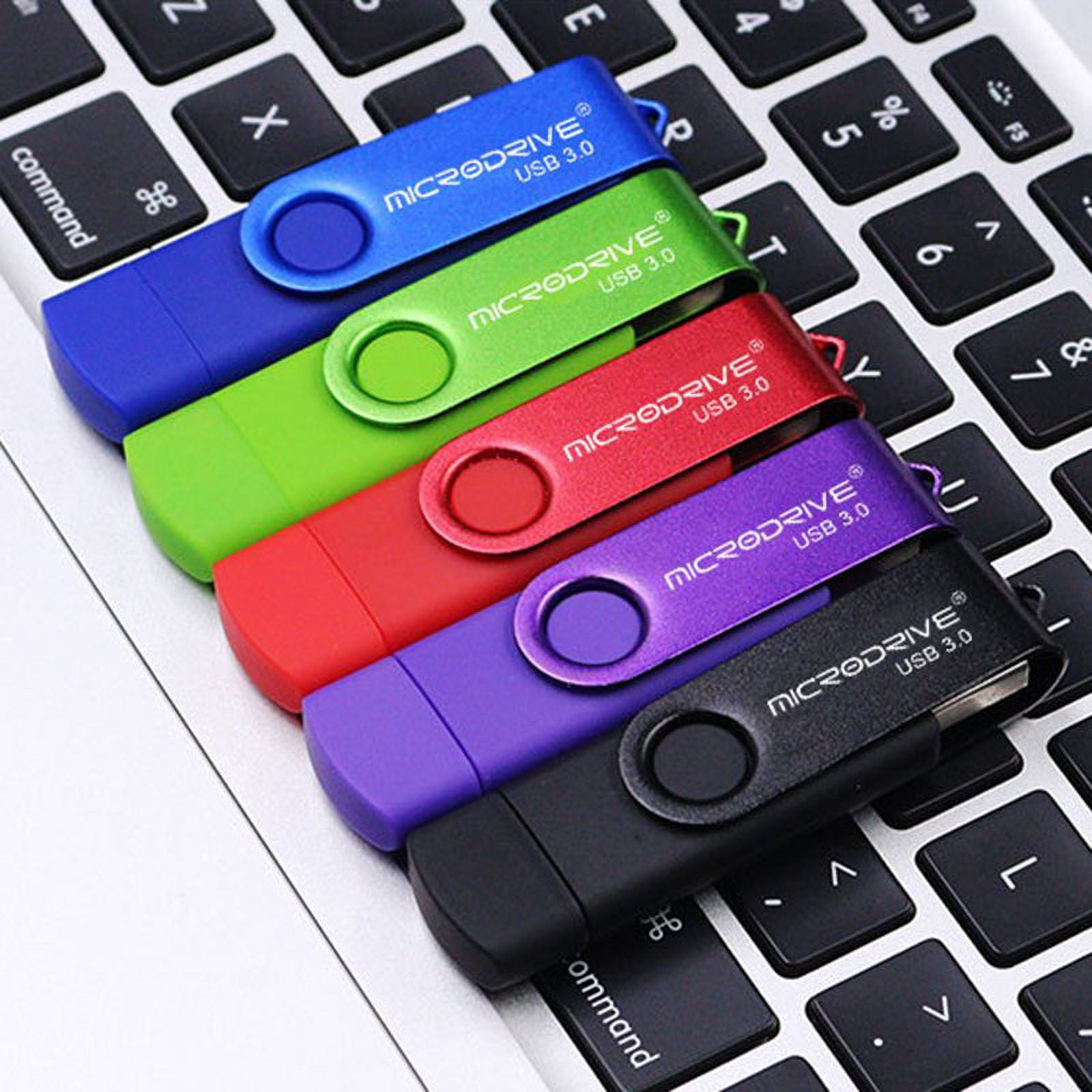POINTERTECK 32GB Type-C Flash Drive Swivel Bulk Thumb Drives