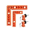 thumbnail image 5 of 90 Degree Right Angle Auxiliary Positioner 4Inch Woodworking Tool Plastic Square Square Holder, 3Inch 4Inch, 16PCS, 5 of 6