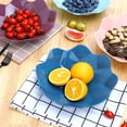 thumbnail image 2 of Lubelski Fruit Bowl Stackable Multifunctional Plastic Reusable Salad Snack Dish Plate for Kitchen, 2 of 8
