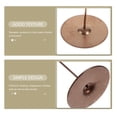 thumbnail image 3 of HEATSHAKING Golden Stainless Steel Table Number Holders 12Pcs Standable Clip for Engagement Party 7.9x2.8x1.4in, 3 of 8