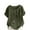 Army Green, variant on Women's Short Sleeve Round Neck Button Shirts Fit Basic Casual T Shirts Blouse Summer Trendy Work Blouses