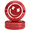 Crimson Red, variant on Bin Bros Good Vibes Pouch Tin for Zyn, Airtight Dual-Compartment Tin