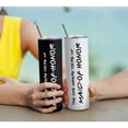 thumbnail image 2 of Bachelorette Gifts For Bride Bridal Shower Gift For Bride 20oz Black Skinny Wine Tumbler Bride To Be Gifts For Her Wedding Day Engagement Gifts For Bride From Friends Sisters Wine Cup With Lip Straw, 2 of 7