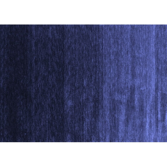 Ahgly Company Indoor Rectangle Abstract Blue Contemporary Area Rugs, 3' x 5'