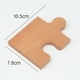 thumbnail image 5 of 4 manteles individuales de madera para posavasos, decoración para tazas de café, manteles individuales reutilizables para portavasos. Madera de Haya, 5 of 5