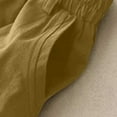 thumbnail image 7 of Maoxin Women Skirt Women‘s Casual Loose High Waisted Mid Length Pleated Split Button Pocket Skirt ,Khaki,L, 7 of 7