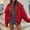 Red, variant on Spring And Autumn Winter New Women's Clothing European And Fashion Red Versatile PU Jacket Coat Womens Fashion for Work Womens Casual Jackets And Hoodies Women Hooded Jacket Fall Women Winter Jacket