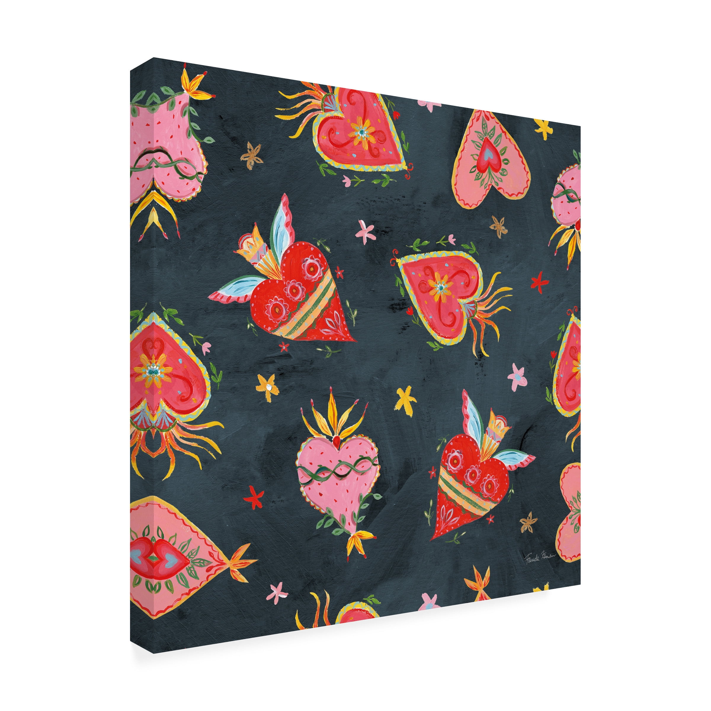 Becky Thorns 'Sweet Dreams Bunny Pattern IIIB' Canvas Art