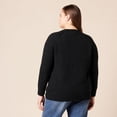 thumbnail image 2 of walmart Essentials Womens Classic-fit Soft-Touch Long-Sleeve Crewneck Sweater, 2 of 8