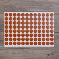 thumbnail image 4 of SHISUYAN Couvercles de Vis Ronds Rouge Foncé en PVC 96 Pcs par Feuille pour Projets d'Amélioration de la Maison Diy, 4 of 8