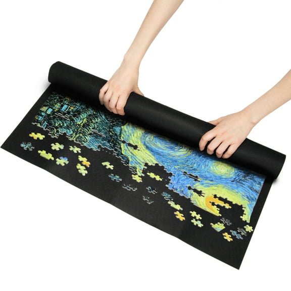 Large 1500 Pieces Puzzle Roll up Mat Jigsaw Fun Game Easy Storage