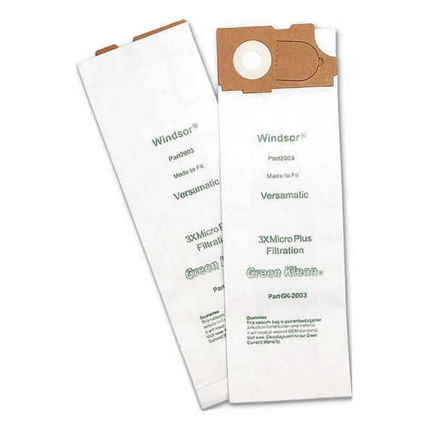 Replacement Vacuum Bags, Fits AllStar Javelin/Triple S Prosense II/Windsor Versamatic, 10/Pack Replacement Vacuum Bags, Fits AllStar Javelin/Triple S Prosense II/Windsor Versamatic, 10/Pack