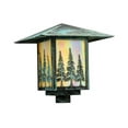thumbnail image 2 of Meyda 139260 16 in. Square Seneca Tall Pines Post Mount, Bai Verd, 2 of 6