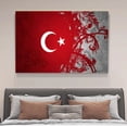 thumbnail image 4 of Póster de lienzo con la bandera de Turquía, decoración para dormitorio, paisaje deportivo, decoración para oficina, regalo, estilo marco, 16 x 24 pulgadas (40 x 60 cm), 4 of 8