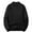 Black, variant on Men's Solid Color Fleece-Lined Knitted Sweater for Casual Base Layer, Warm and Soft, Perfect for Everyday Comfort and Winter Style,Red 2XL