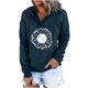 thumbnail image 1 of Blusa de manga larga con bolsillo estampado a la moda para mujer, blusas informales, sudaderas con botones Pompotops FGAJ17351, 1 of 6