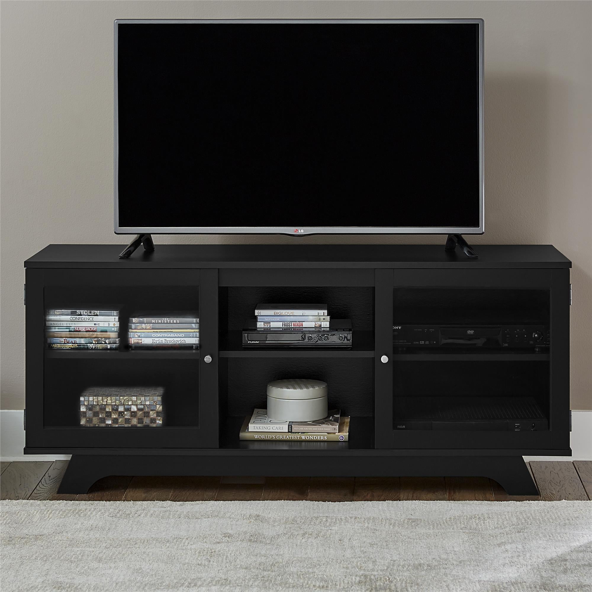 Ameriwood Home Englewood Tv Stand For Tvs Up To 55 Espresso